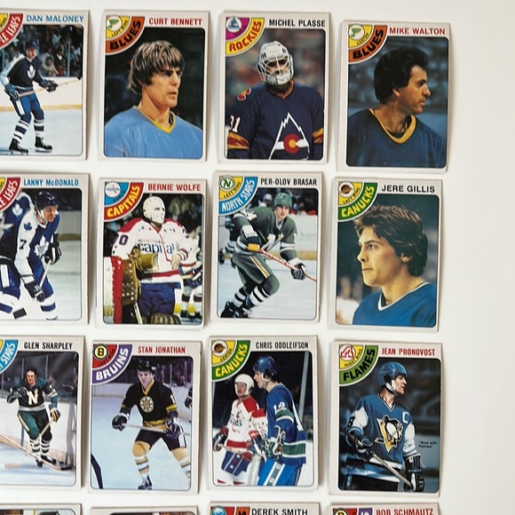 28 CARD LOT 1978-79 Vintage O-Pee-Chee Hockey Lanny McDonald Rogatien Vachon - Picture 3 of 10